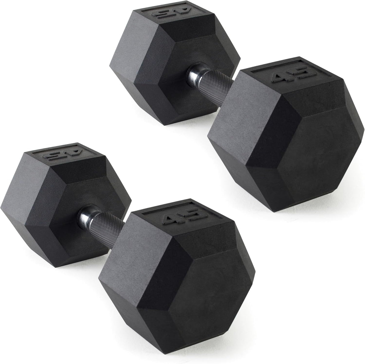 CAP Barbell Rubber Hex Dumbbells