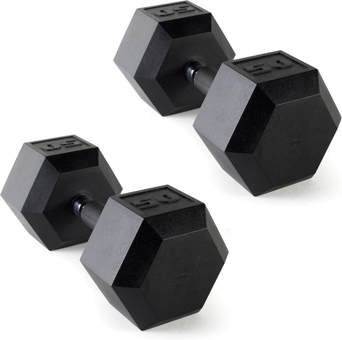 CAP Barbell Rubber Hex Dumbbells
