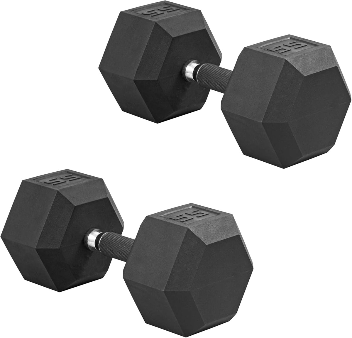 CAP Barbell Rubber Hex Dumbbells