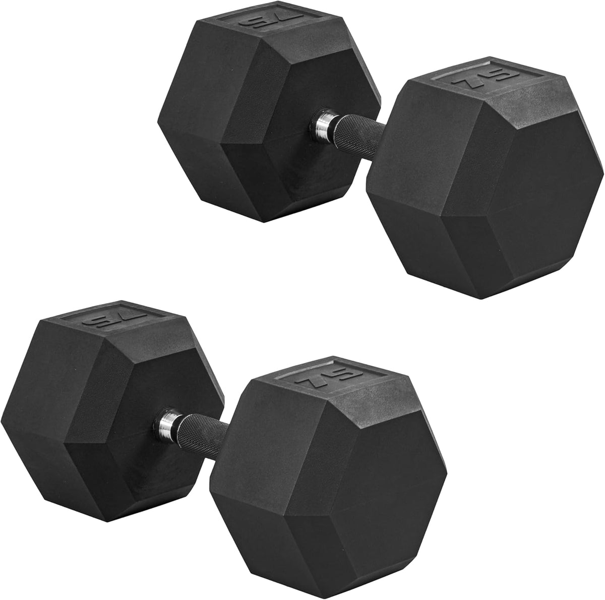 CAP Barbell Rubber Hex Dumbbells