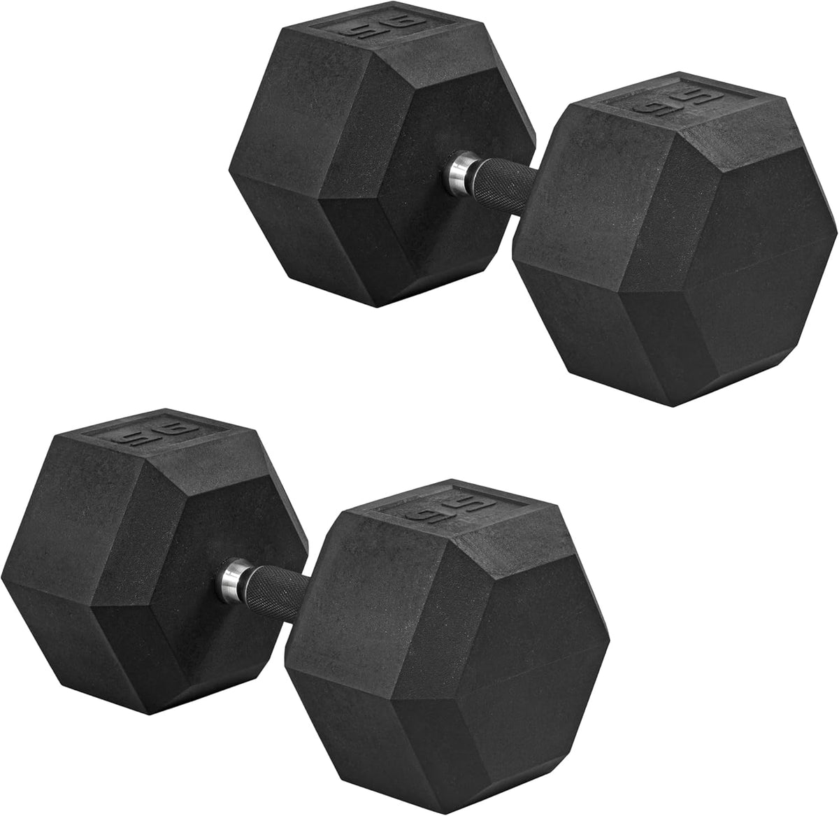 CAP Barbell Rubber Hex Dumbbells