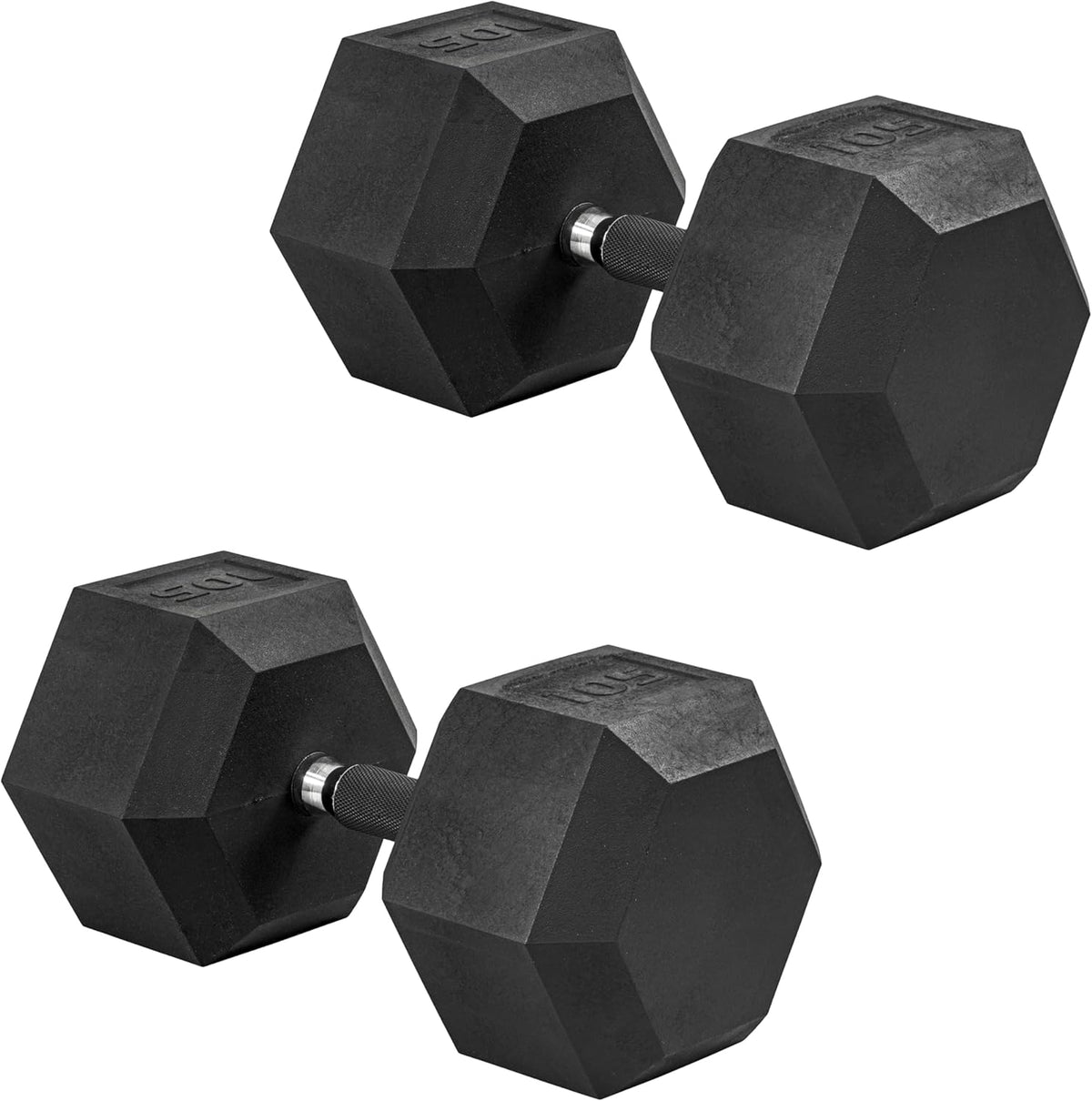 CAP Barbell Rubber Hex Dumbbells