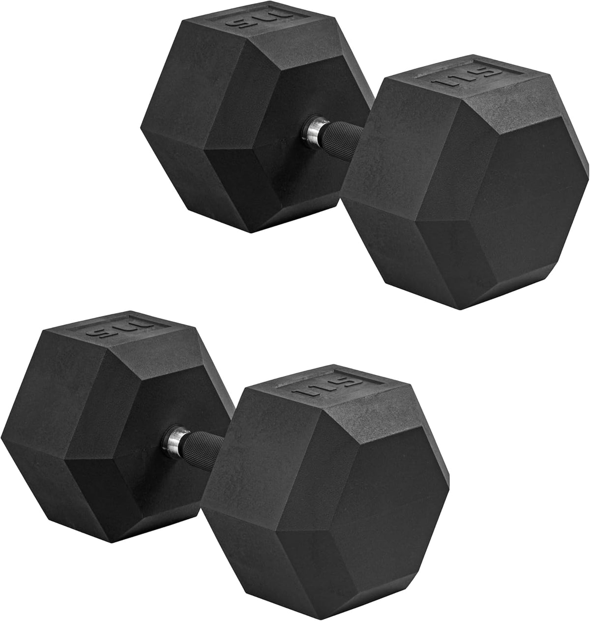 CAP Barbell Rubber Hex Dumbbells
