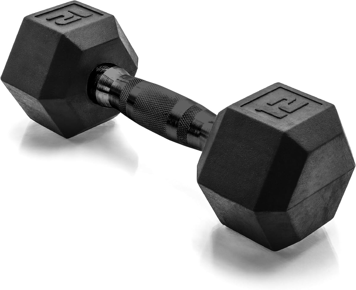 CAP Barbell Rubber Hex Dumbbells