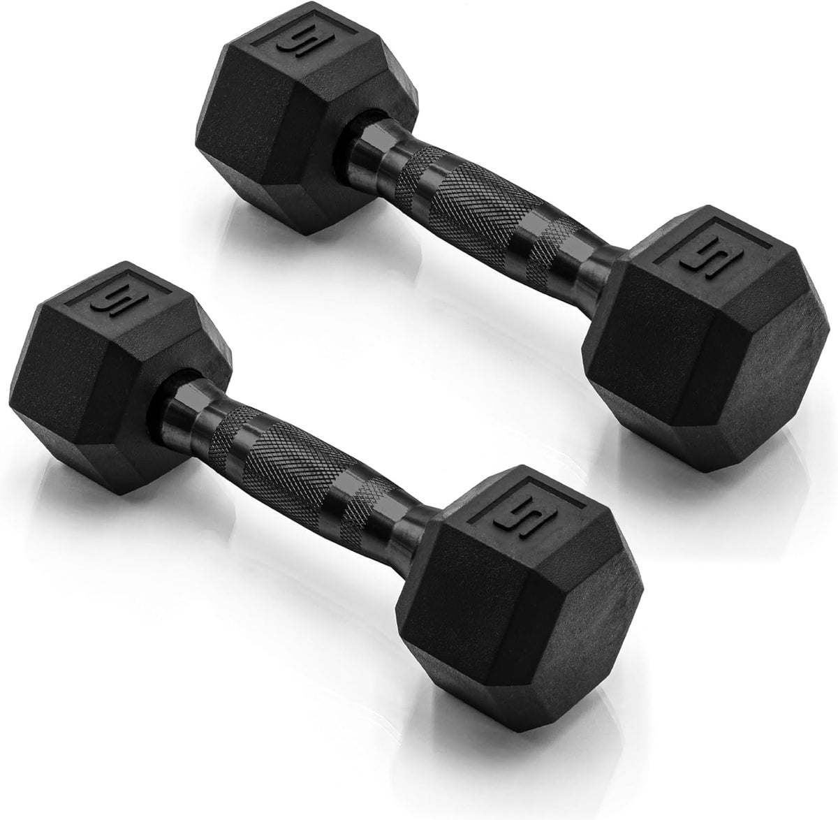 CAP Barbell Rubber Hex Dumbbells