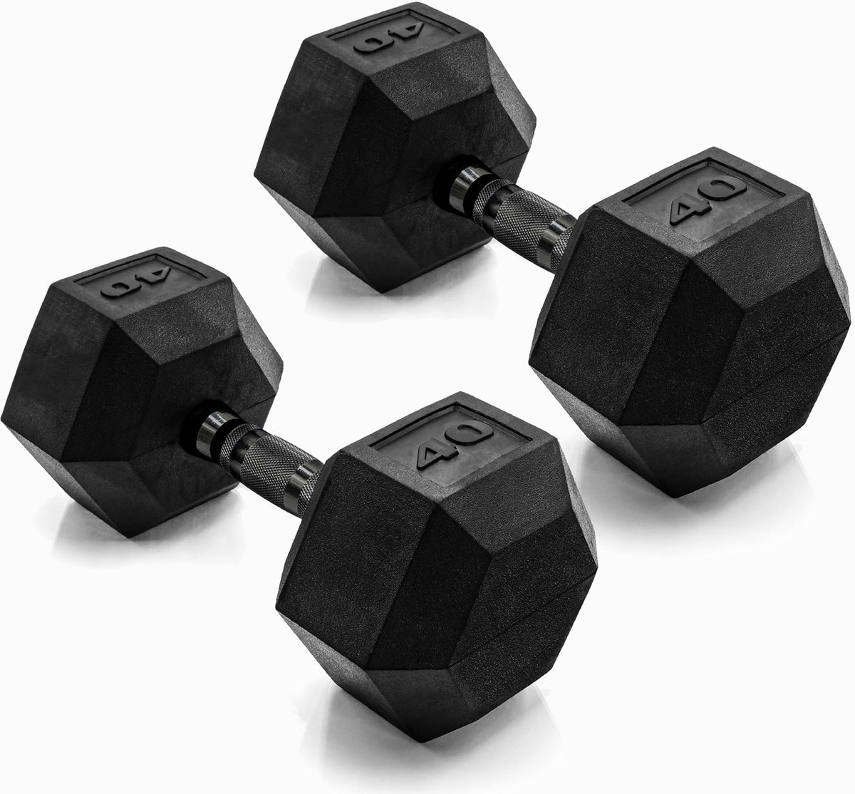 CAP Barbell Rubber Hex Dumbbells