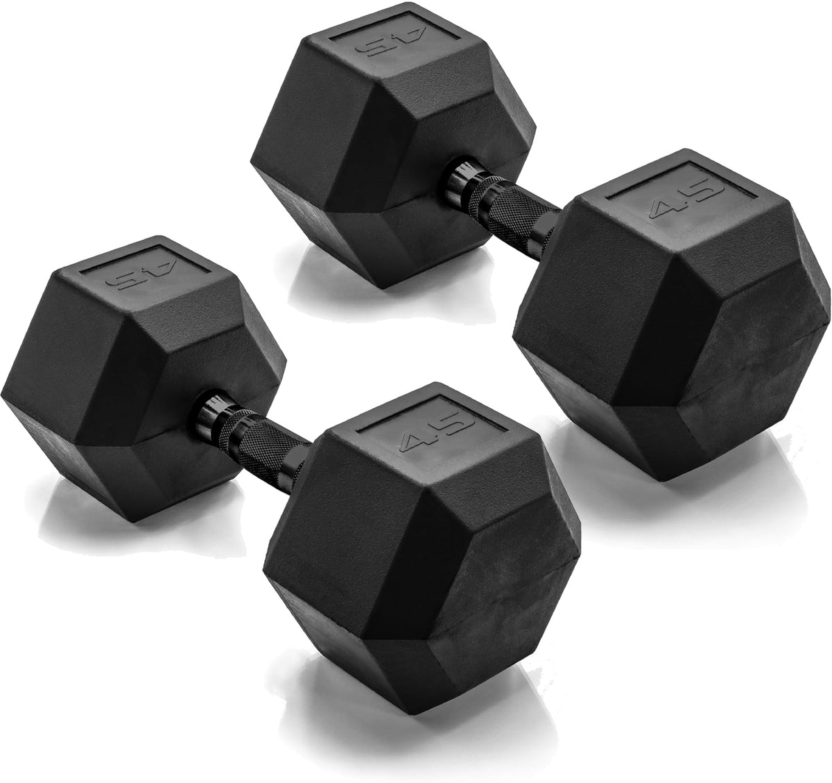 CAP Barbell Rubber Hex Dumbbells