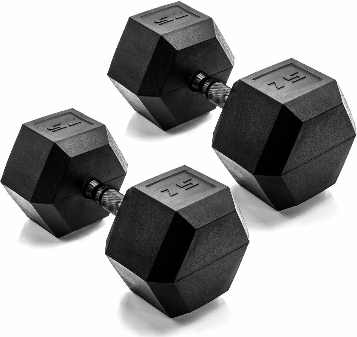 CAP Barbell Rubber Hex Dumbbells