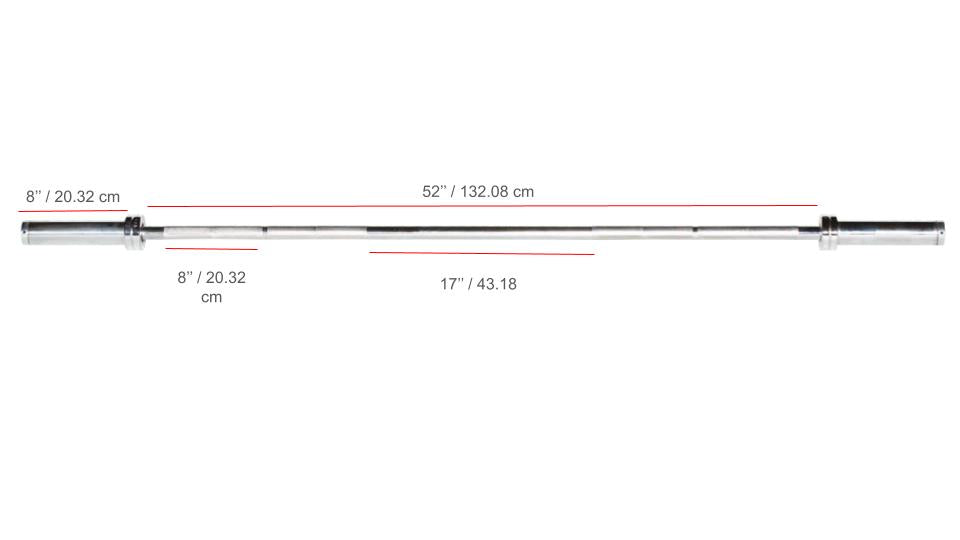 York Barbell 6′ International Chrome Olympic Bar  30mm