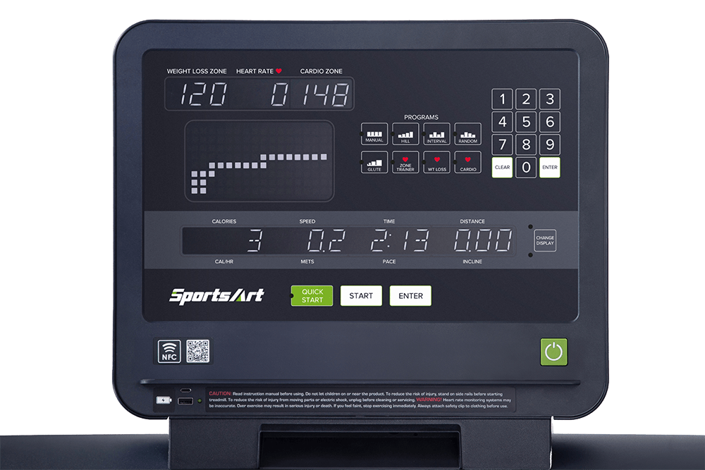 SportsArt T661 Essentials Treadmill – Standard &amp; Medical