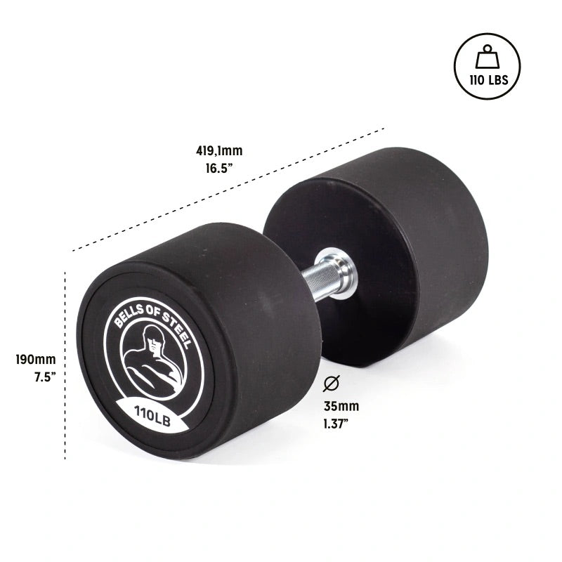 Commercial Urethane Dumbbells