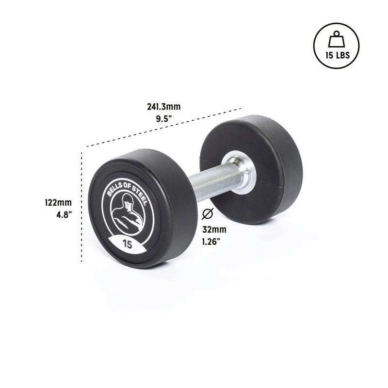 Commercial Urethane Dumbbells