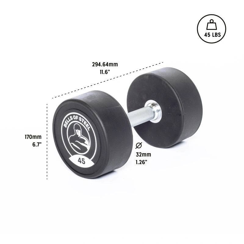 Commercial Urethane Dumbbells
