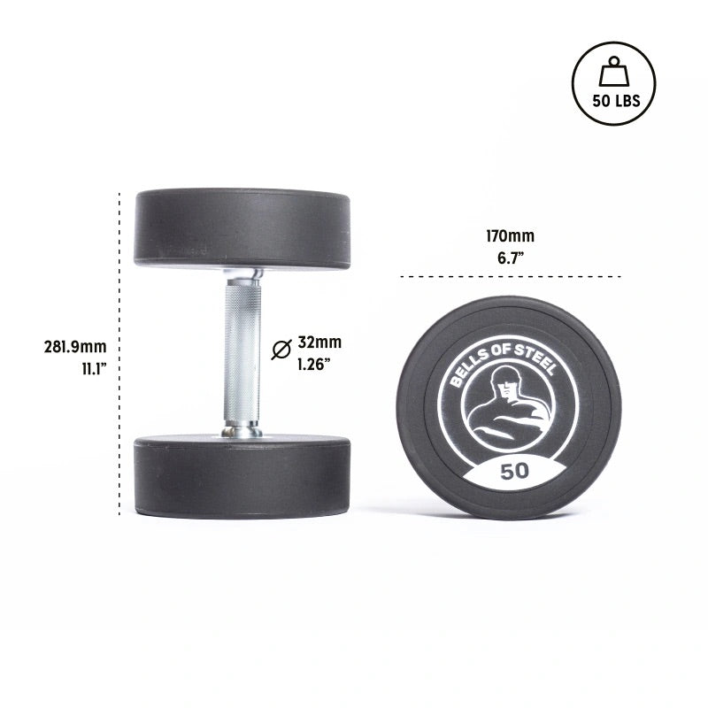 Commercial Urethane Dumbbells