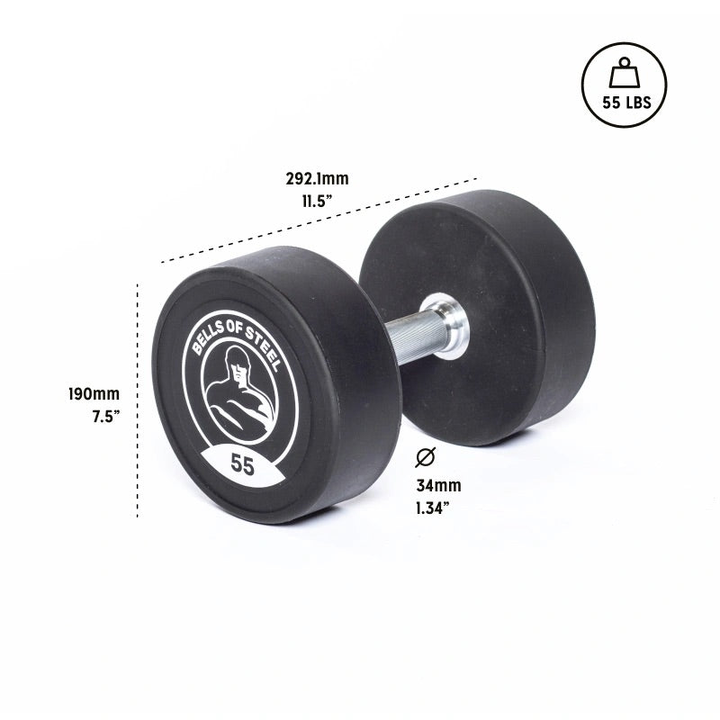 Commercial Urethane Dumbbells