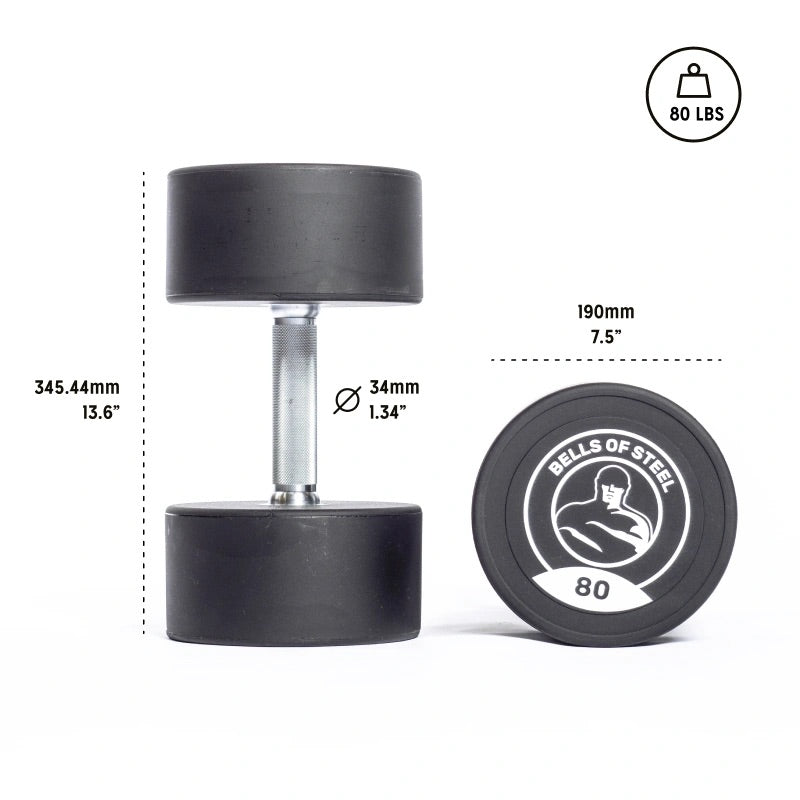 Commercial Urethane Dumbbells