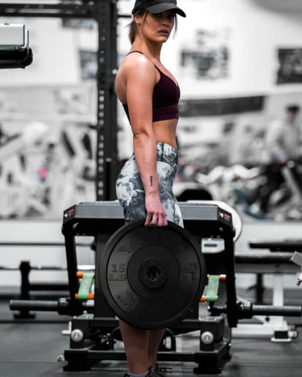 York Barbell Rubber Training Olympic Bumper Plates