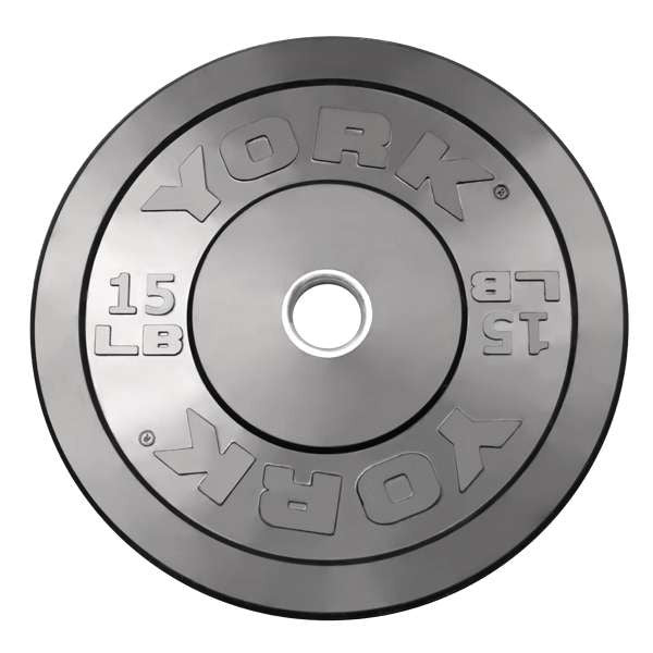 York Barbell Rubber Training Olympic Bumper Plates