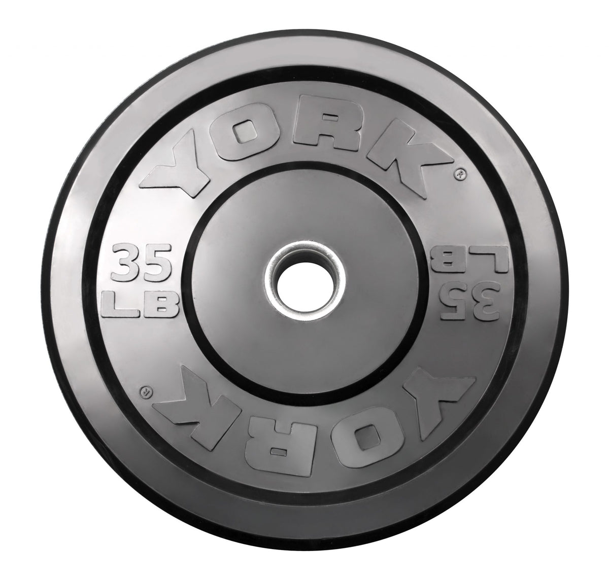 York Barbell Rubber Training Olympic Bumper Plates