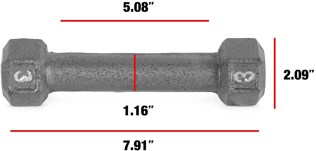 CAP Barbell Solid Hex Dumbbells