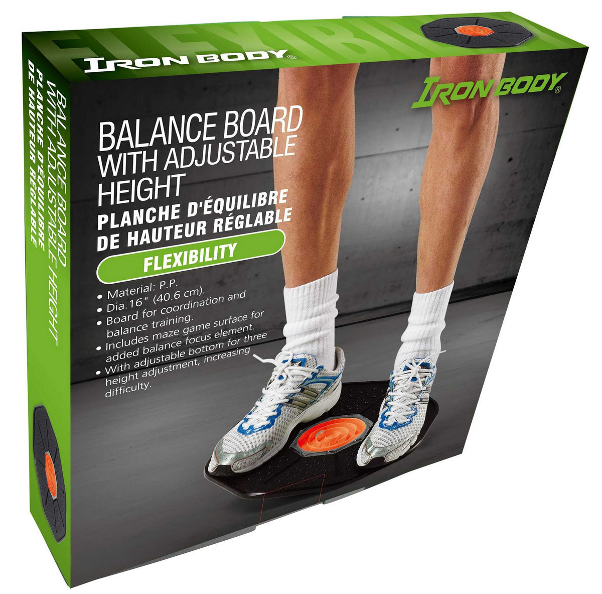 Iron Body Fitness Adjustable Balance Board