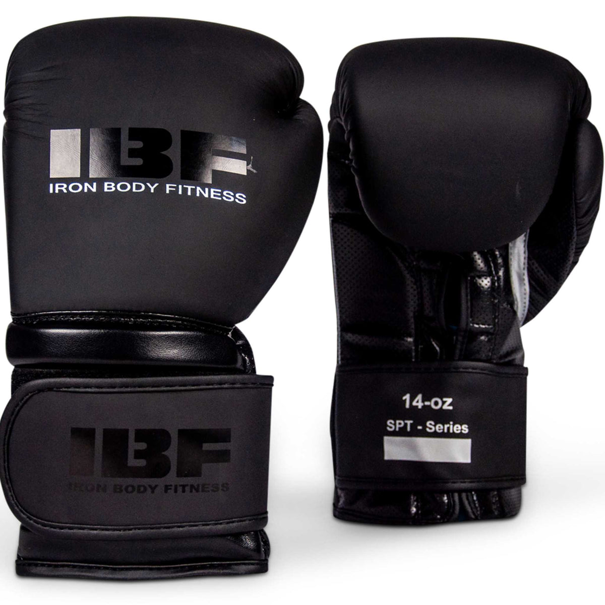 Iron Body Fitness Blackout Series Black Boxing Gloves