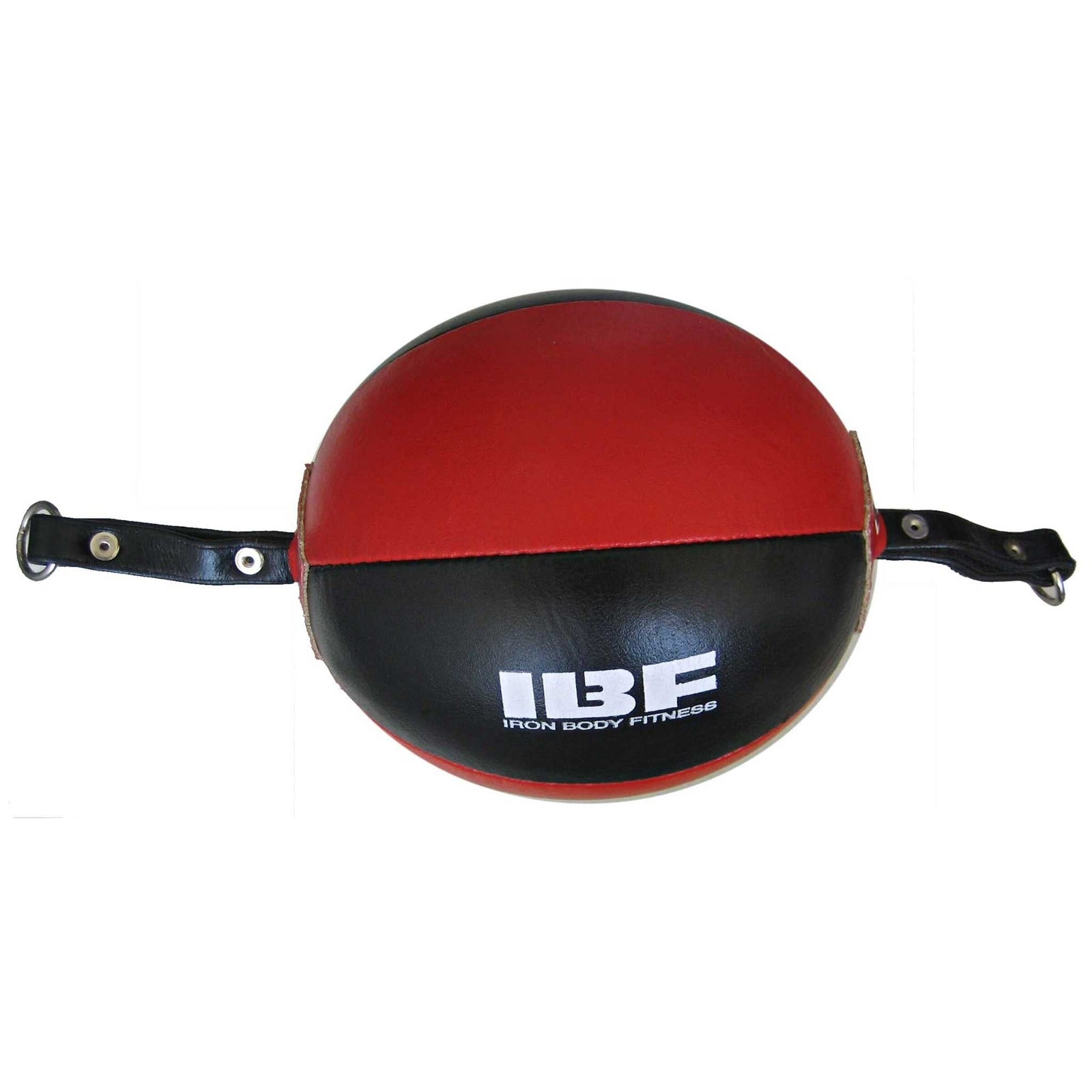 Iron Body Fitness Double-End Leather Speed Bag