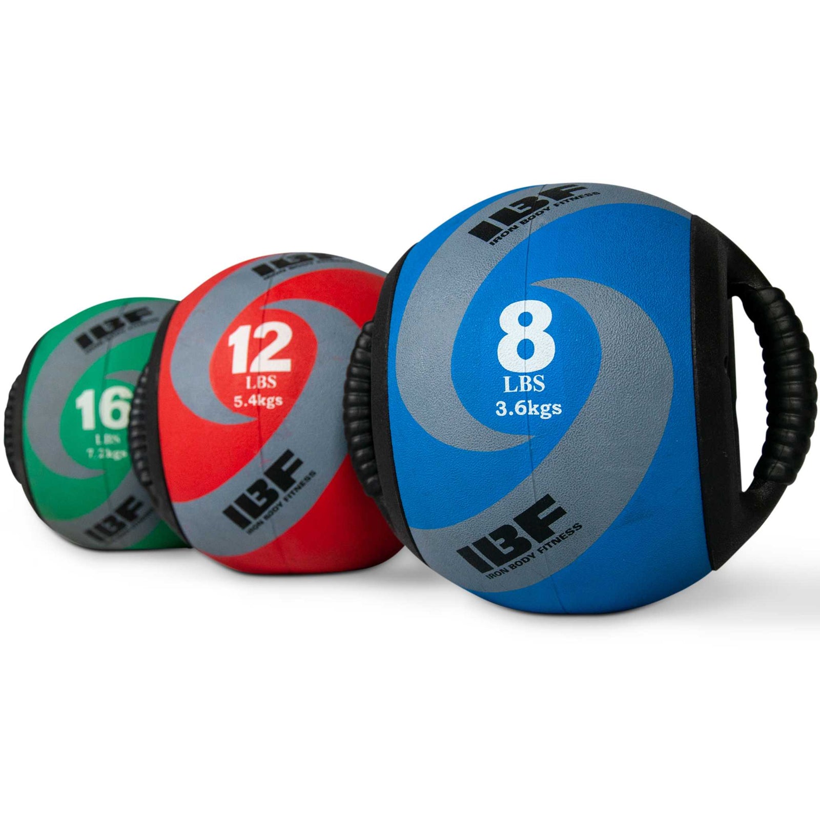Iron Body Fitness Dual Grip Medicine Balls