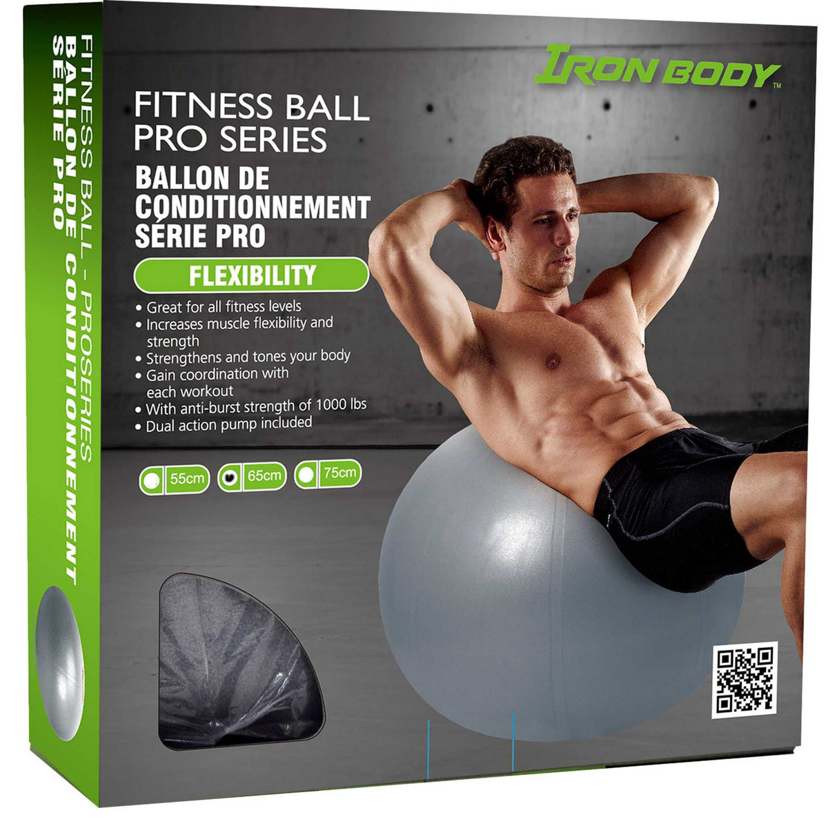 Iron Body Fitness Pro Series Exercise Ball