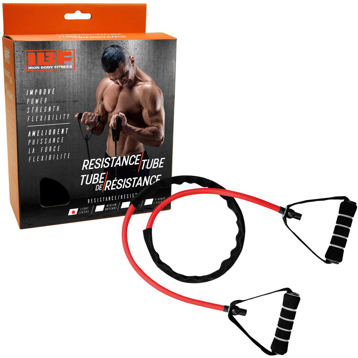 Iron Body Fitness Resistance Tubes