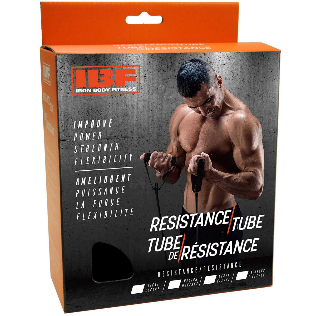 Iron Body Fitness Resistance Tubes
