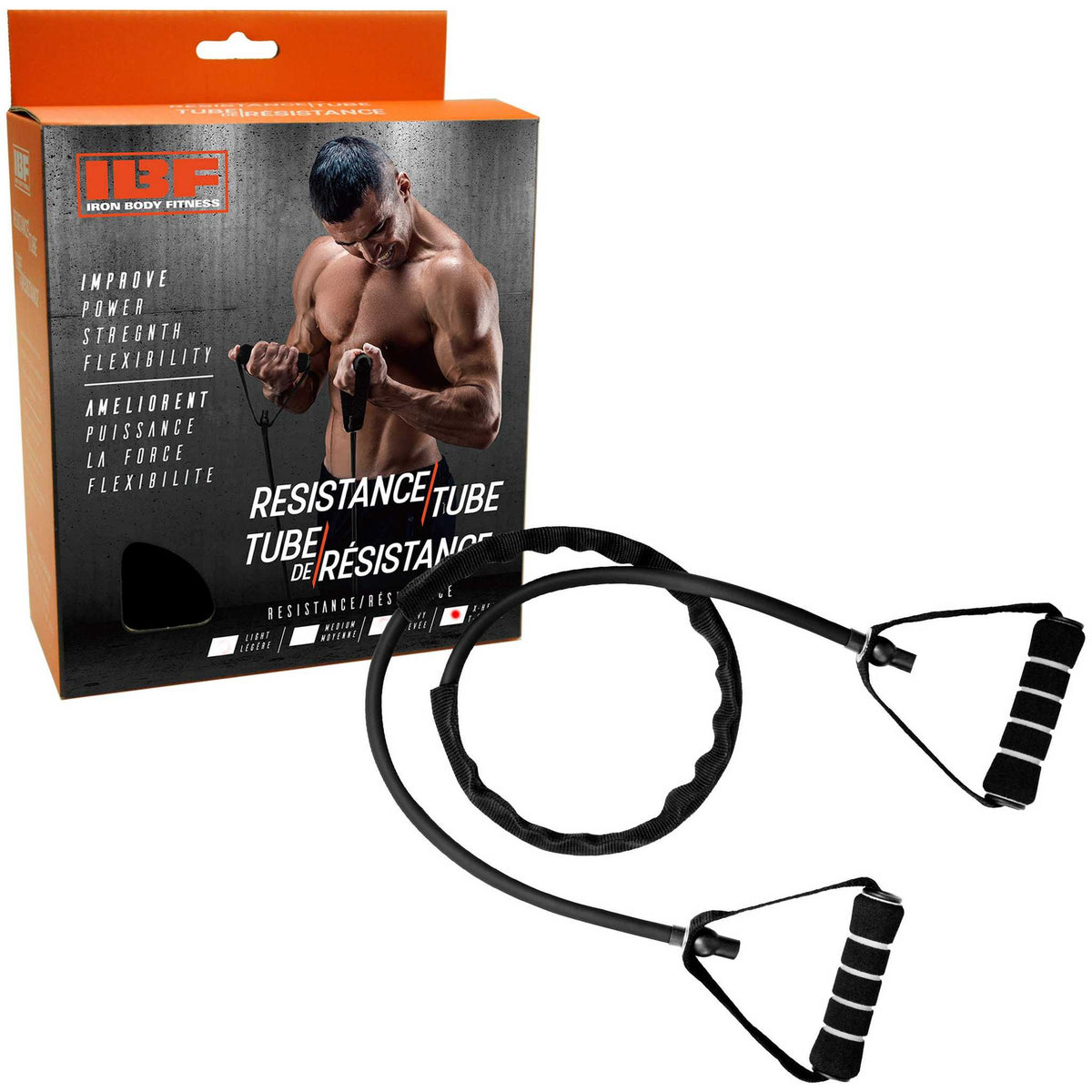 Iron Body Fitness Resistance Tubes