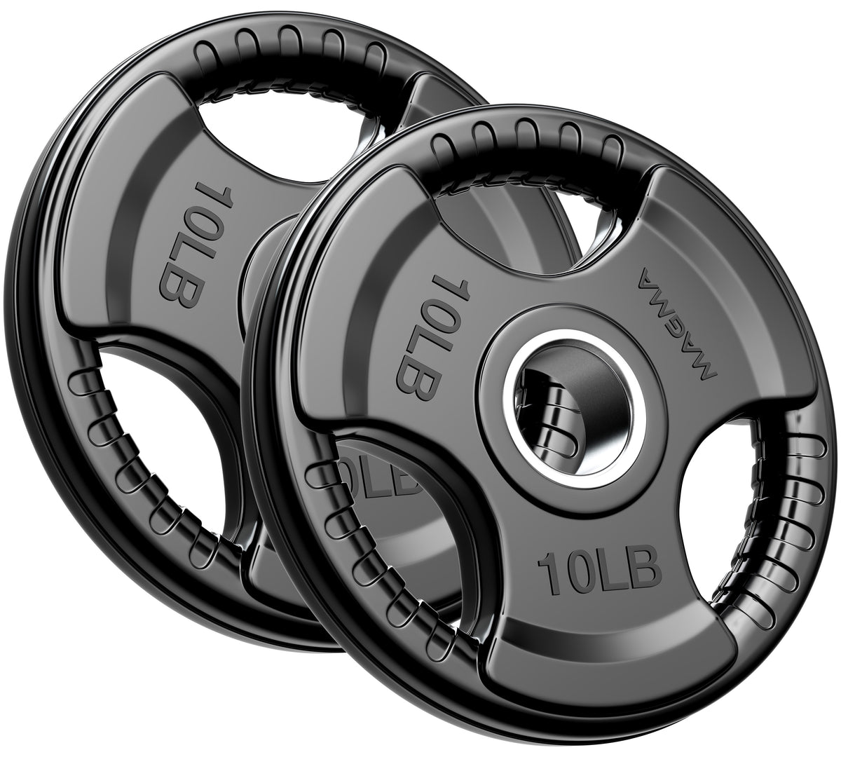 MAGMA Virgin Rubber 2-inch Olympic Grip Plates