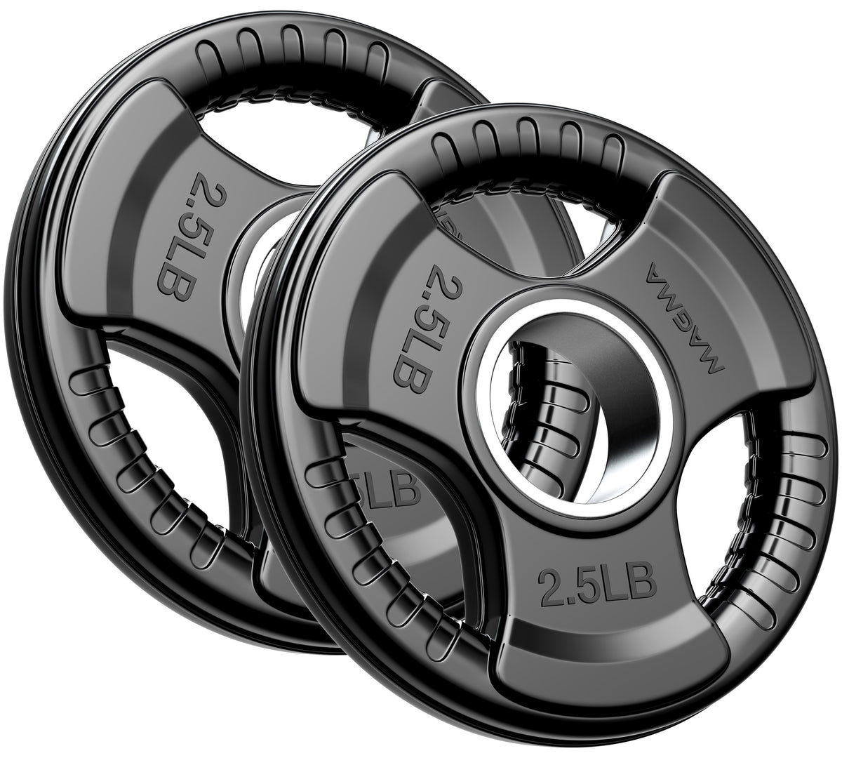 MAGMA Virgin Rubber 2-inch Olympic Grip Plates