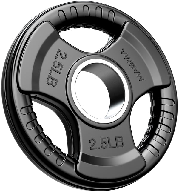 Paire De Poids Marcy 7.5 Lb - Disques Standard Rim Grip, Caoutchouc Et Fonte