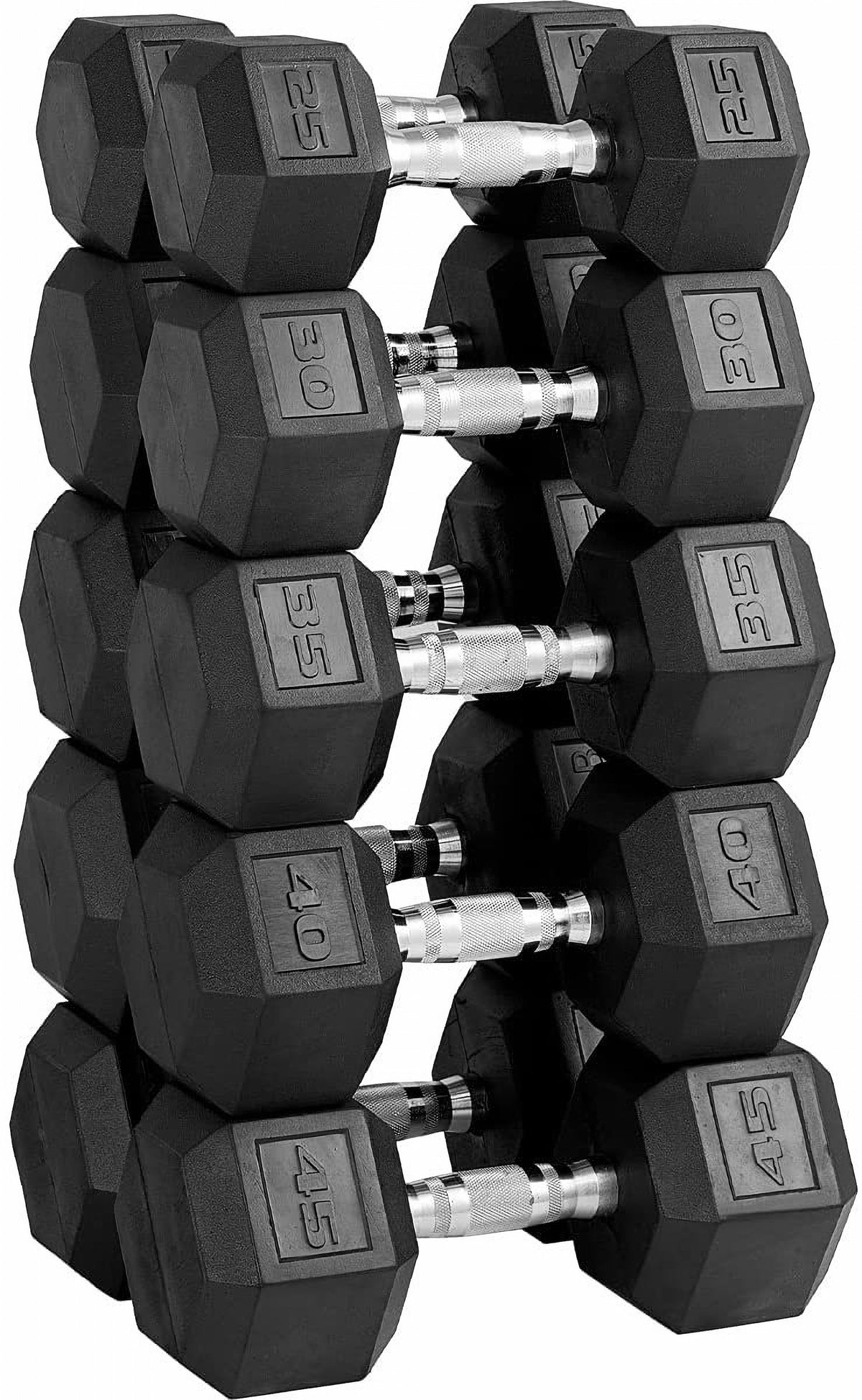MAGMA Rubber Hex Dumbbell Sets