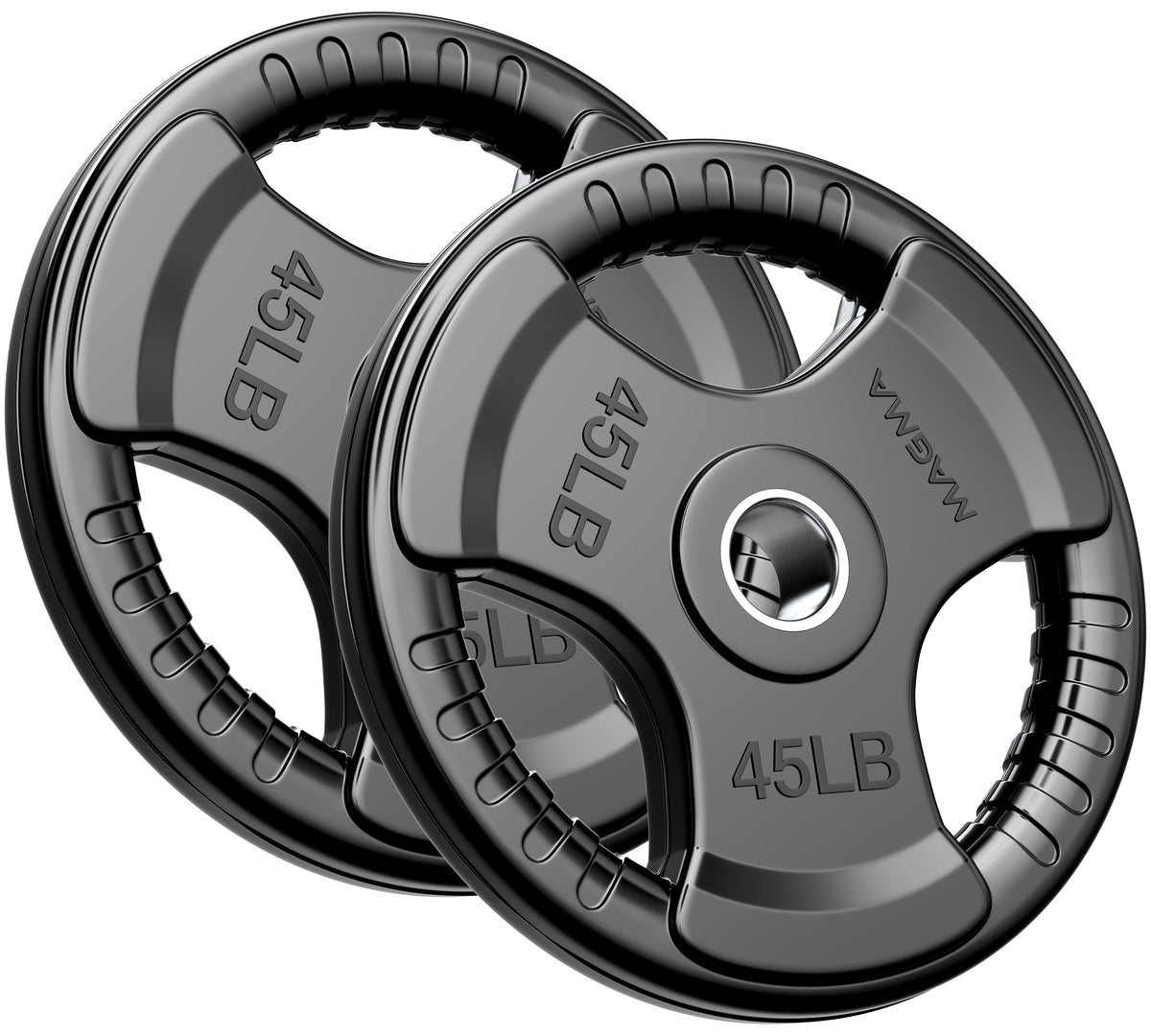 MAGMA Virgin Rubber 2-inch Olympic Grip Plates