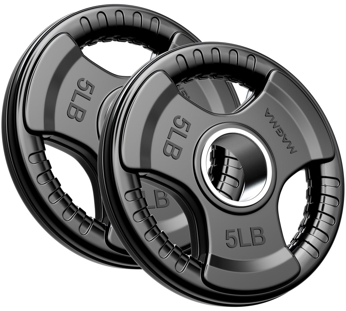 MAGMA Virgin Rubber 2-inch Olympic Grip Plates