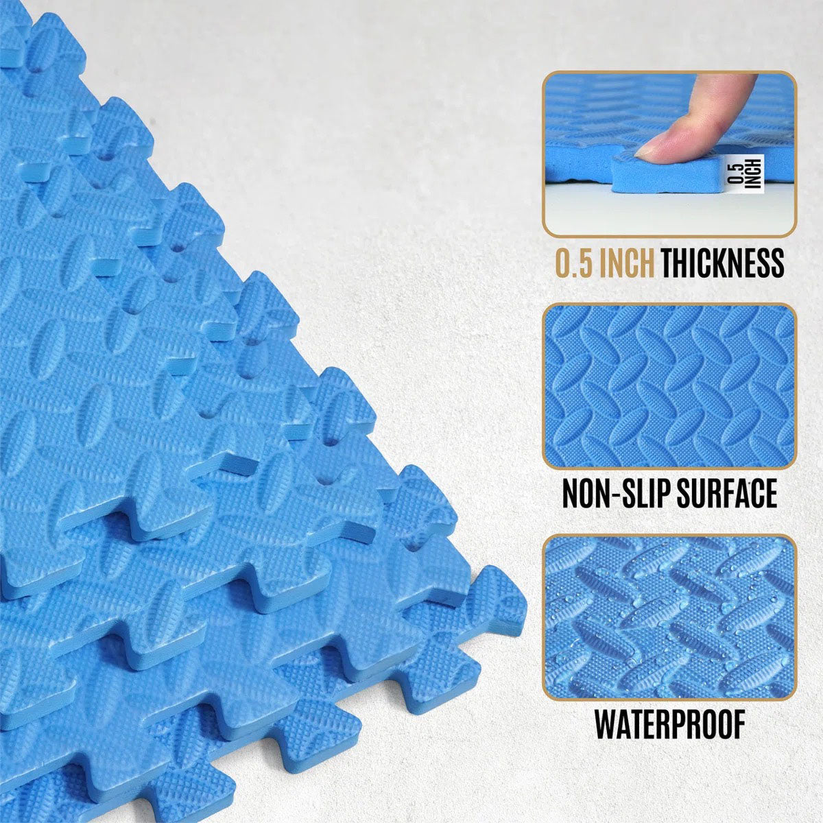 CAP Barbell Puzzle Mats (Blue)