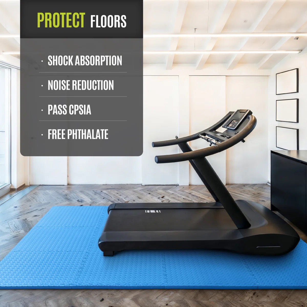 CAP Barbell Puzzle Mats (Blue)