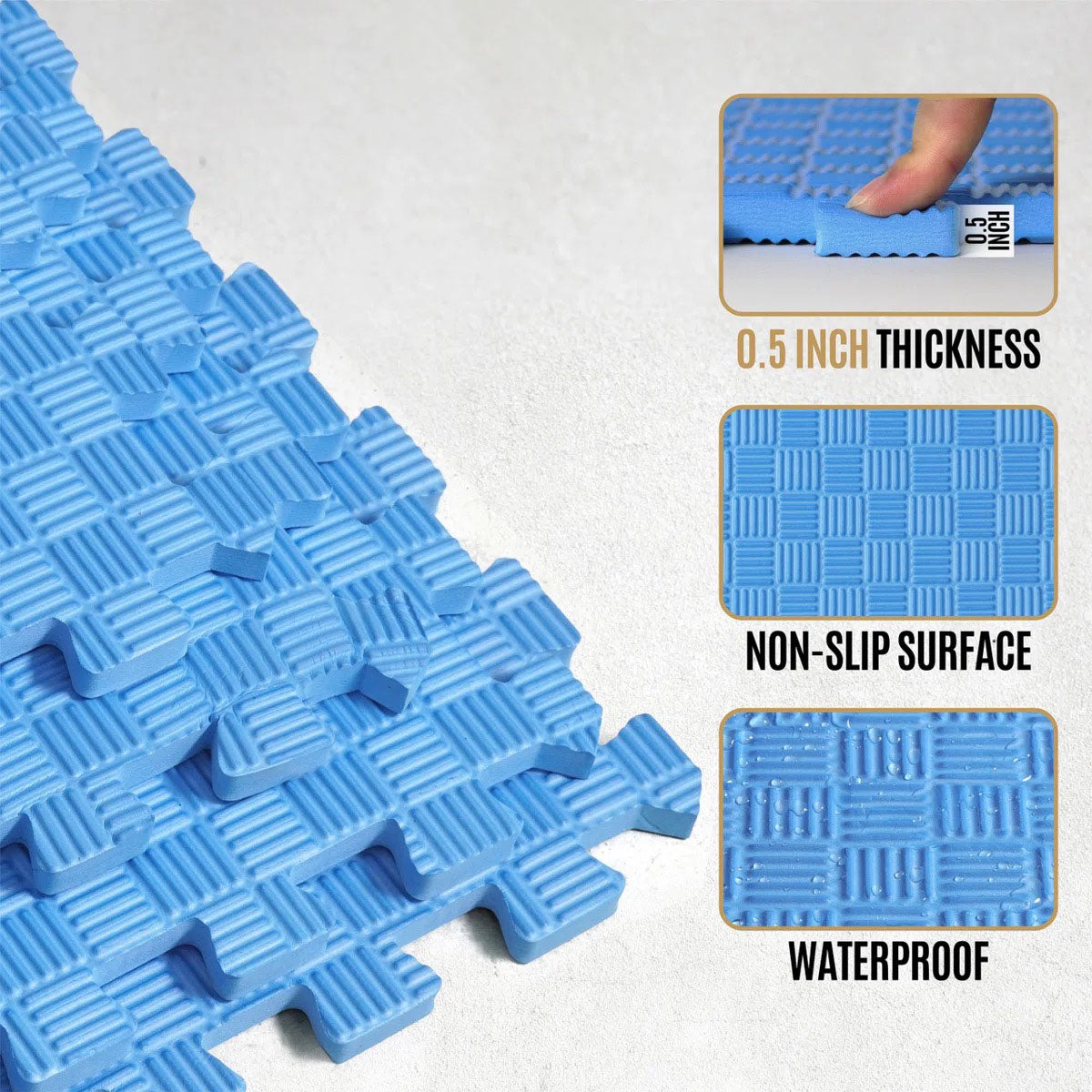 CAP Barbell Puzzle Mats (Blue)