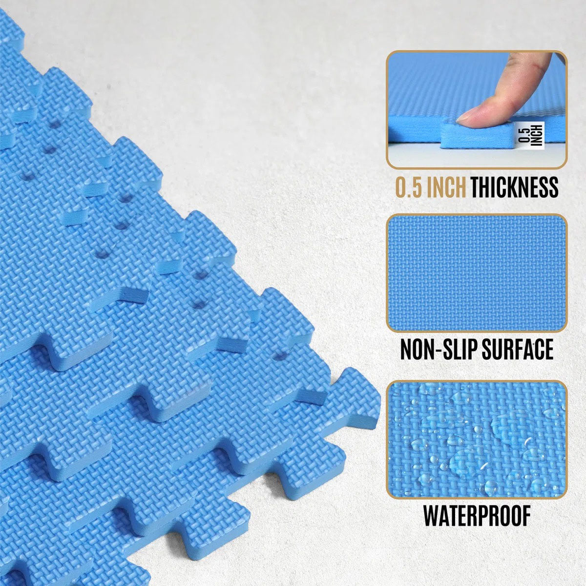 CAP Barbell Puzzle Mats (Blue)