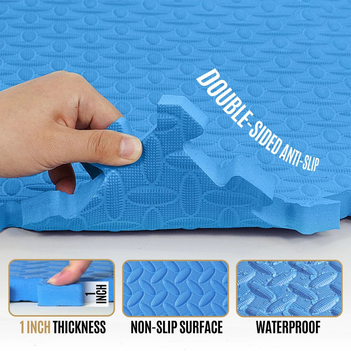 CAP Barbell Puzzle Mats (Blue)