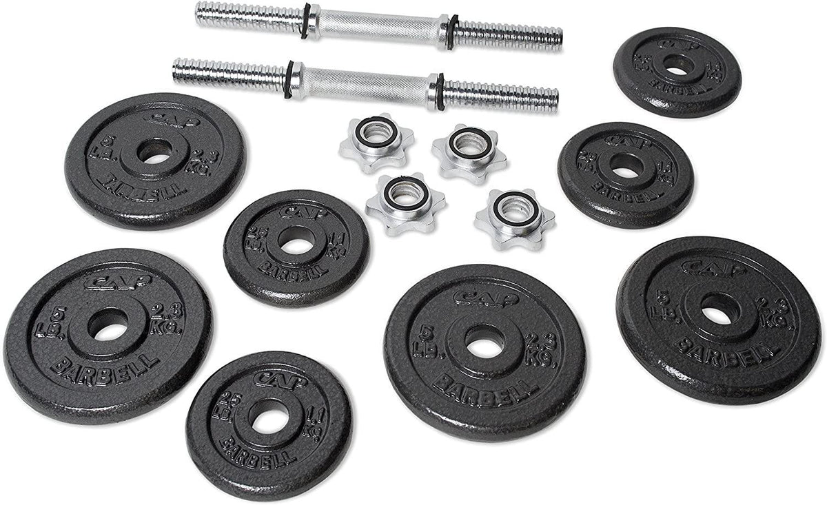 Cap Barbell Adjustable Dumbbell Weights Set, 40-lb - All Weights