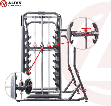 Altas AL-3069 Multifunctional 3D Squat Rack MAGMA Fitness
