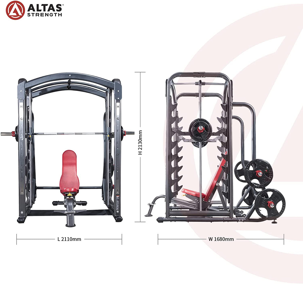 Altas AL-3069 Multifunctional 3D Squat Rack