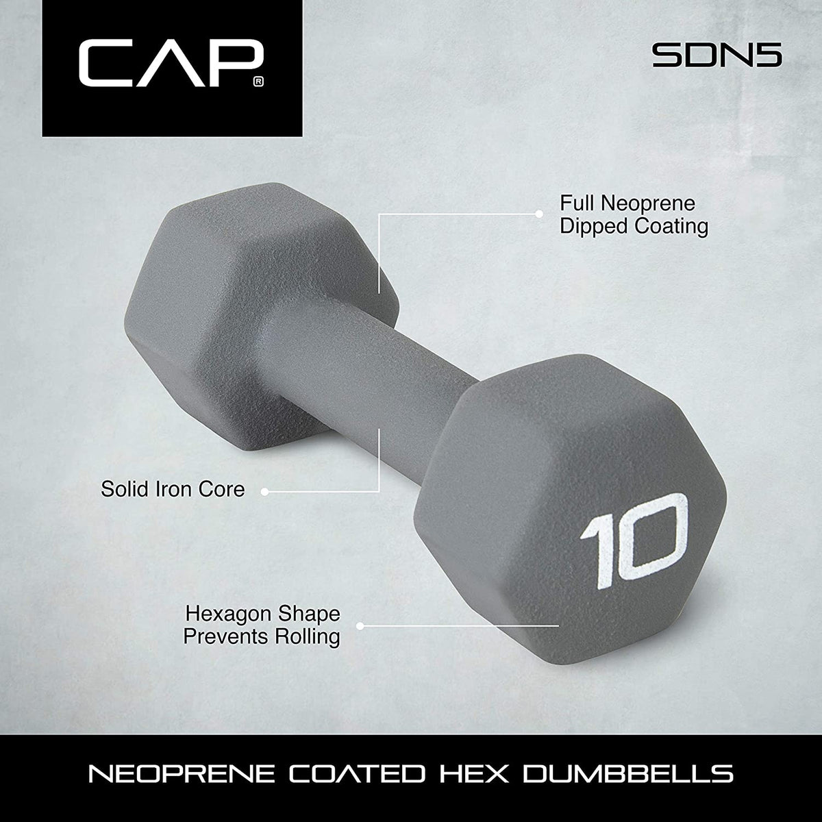 CAP Barbell Neoprene Dumbbells