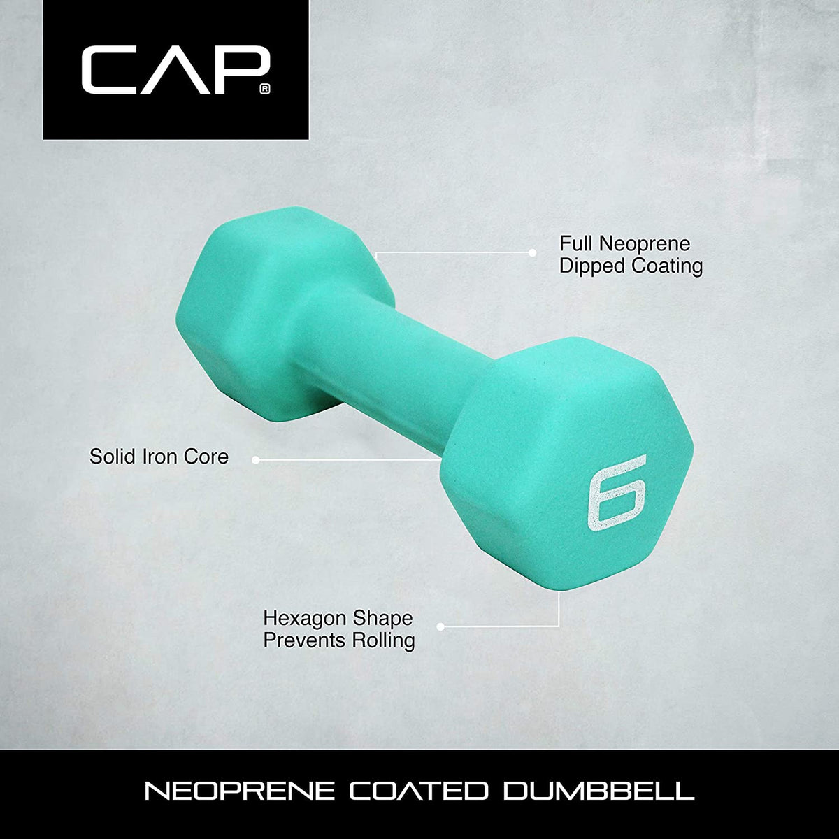 CAP Barbell Neoprene Dumbbells