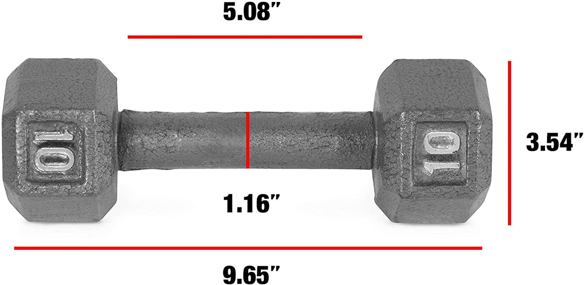 CAP Barbell Solid Hex Dumbbells