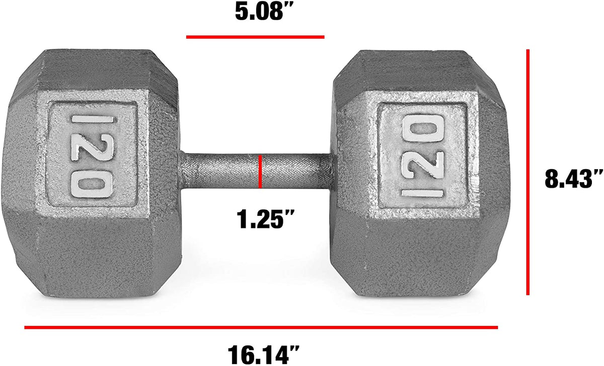 CAP Barbell Solid Hex Dumbbells